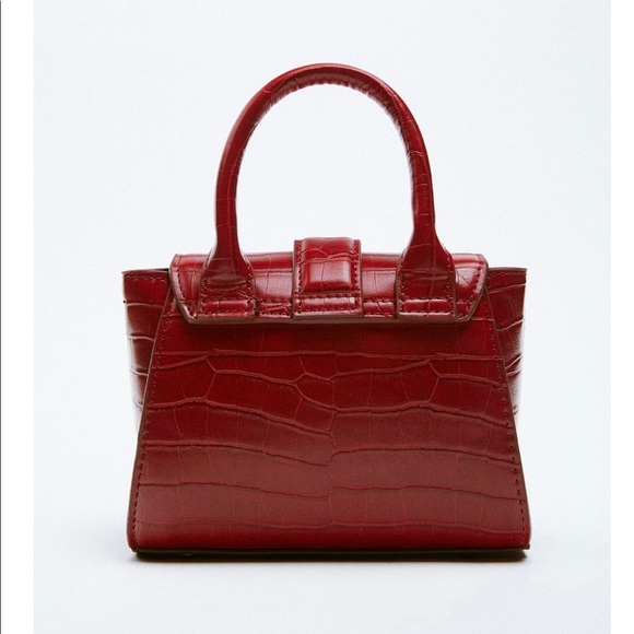 Zara mock crock mini city bag - Picture 2 of 7